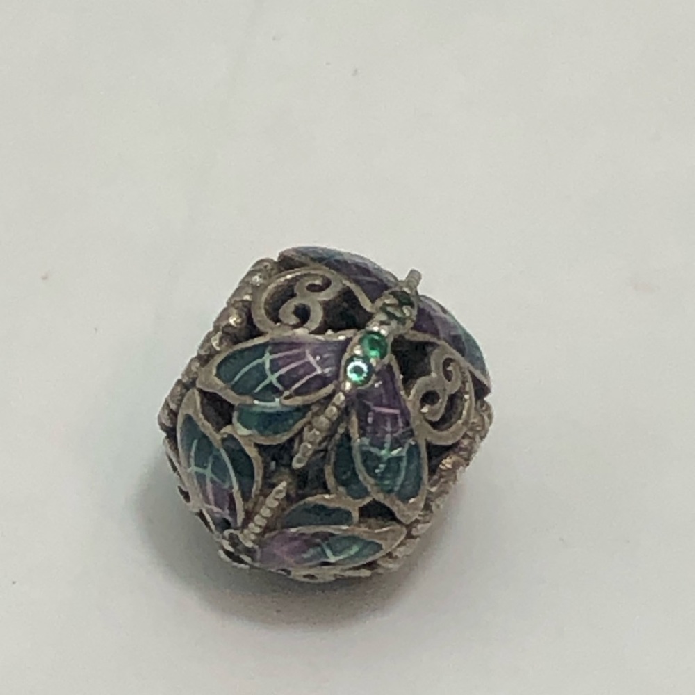 Marker  Ale S925 Charm Dragonfly Meadow Bead